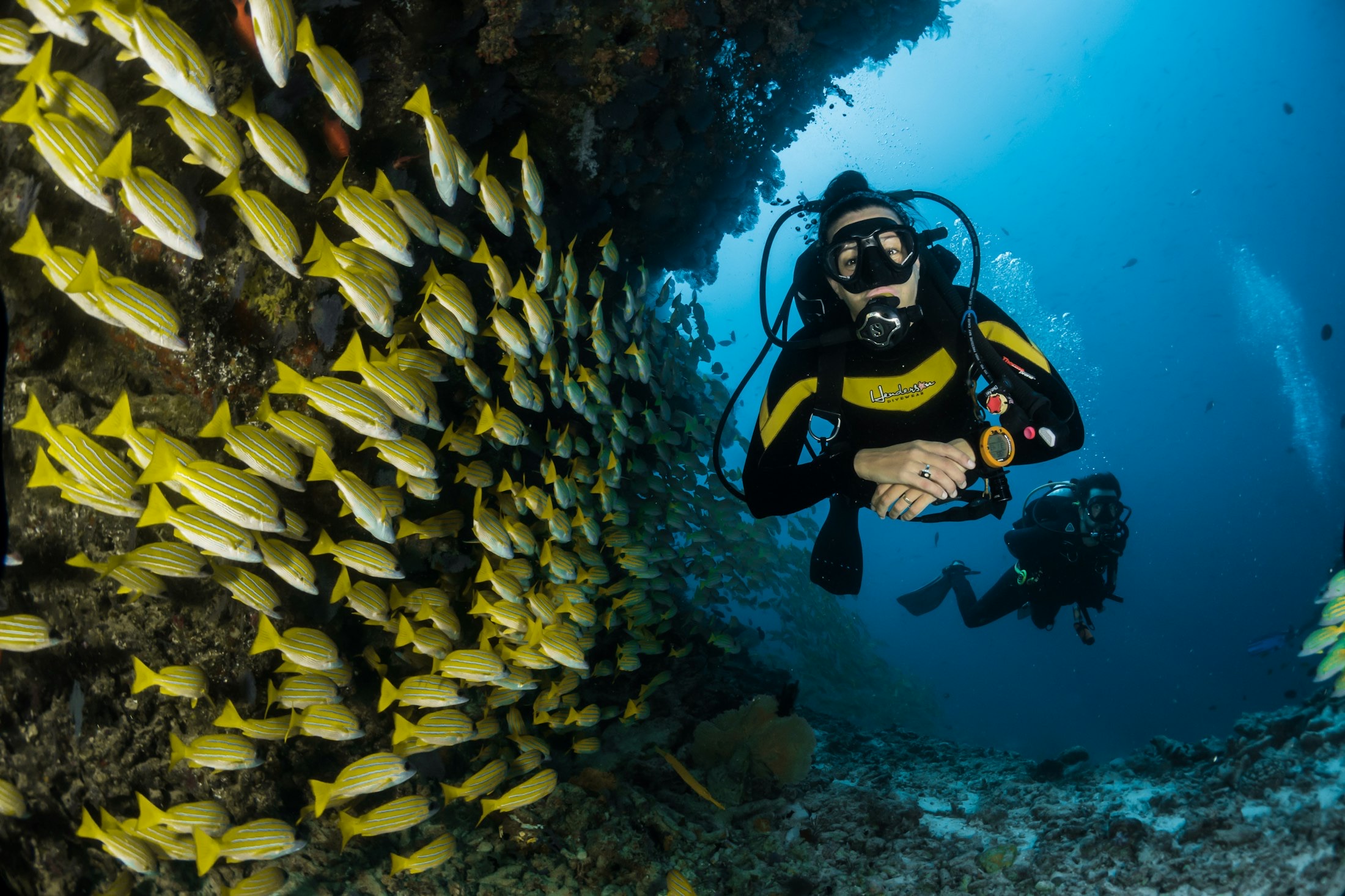 Crystal clear water off the islands of West Arnhem Land